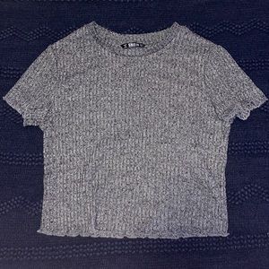 Shein size small light gray crop top